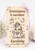 Dárková obálka na peníze dětem - Gratulujeme k narození miminka