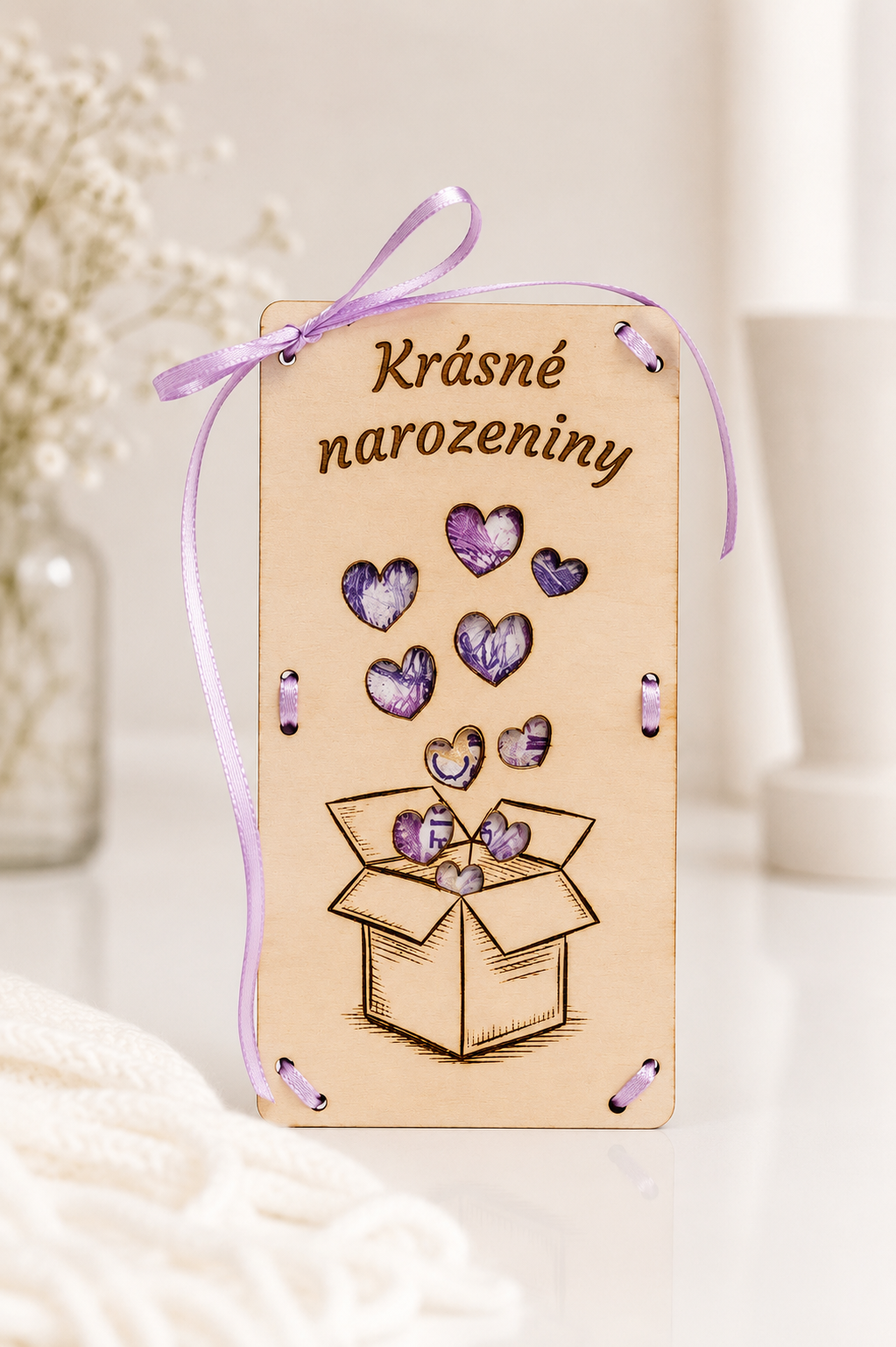 Dárková obálka na peníze - krásné narozeniny