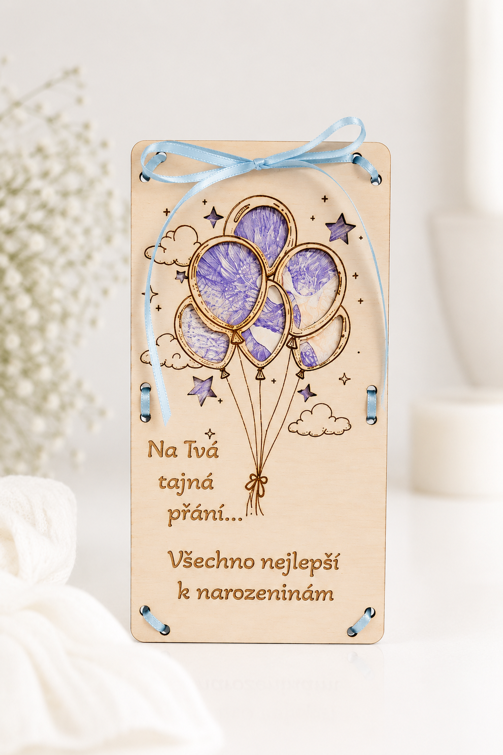 Dárková obálka na peníze k narozeninám na tvá tajná přání
